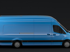 mercedes benz sprinter panel van l4h3 rwd 2019 3D Model