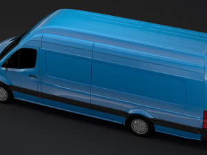mercedes benz sprinter panel van l4h3 rwd 2019 3D Model