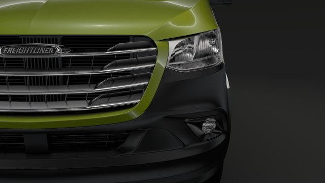 freightliner sprinter panel van l4h3 rwd 2019 3D Model .c4d .max .obj .3ds .fbx .stl .blend 