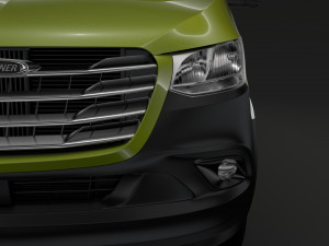 freightliner sprinter panel van l4h3 rwd 2019 3D Model