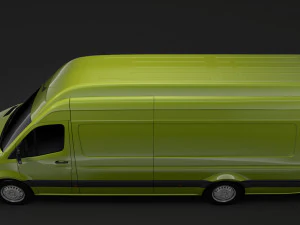 freightliner sprinter panel van l4h3 rwd 2019 3D Model