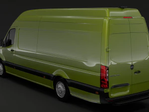 freightliner sprinter panel van l4h3 rwd 2019 3D Model