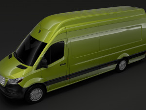 freightliner sprinter panel van l4h3 rwd 2019 3D Model