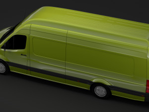 freightliner sprinter panel van l4h3 rwd 2019 3D Model