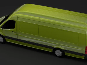 freightliner sprinter panel van l4h3 rwd 2019 3D Model