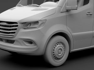 freightliner sprinter panel van l4h3 rwd 2019 3D Model