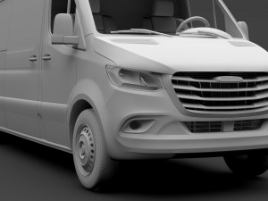 freightliner sprinter panel van l4h3 rwd 2019 3D Model