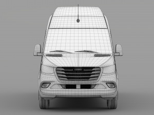 freightliner sprinter panel van l4h3 rwd 2019 3D Model