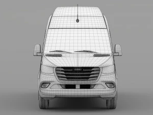 freightliner sprinter panel van l4h3 rwd 2019 3D Model