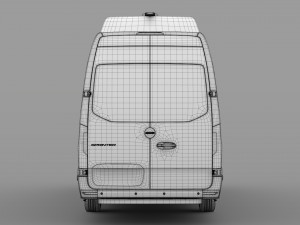 freightliner sprinter panel van l4h3 rwd 2019 3D Model