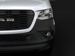 ram sprinter panel van l1h1 fwd 2019 3Dモデル
