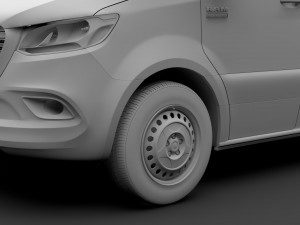 ram sprinter panel van l1h1 fwd 2019 Model 3D