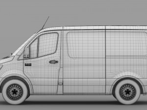 ram sprinter panel van l1h1 fwd 2019 Model 3D