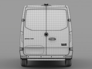 ram sprinter panel van l1h1 fwd 2019 Model 3D