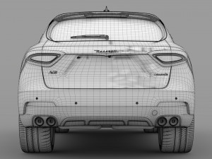 maserati levante s q4 gransport 2017 3D Model