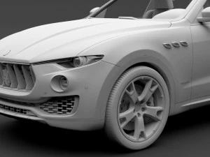 maserati levante s q4 granlusso 2017 3D Model