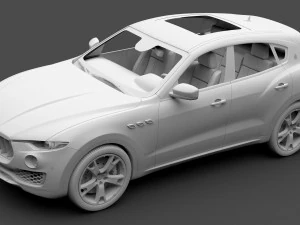 maserati levante s q4 granlusso 2017 3D Model
