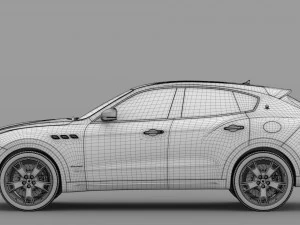 maserati levante s q4 granlusso 2017 3D Model