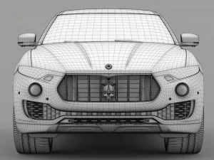 maserati levante s q4 granlusso 2017 3D Model