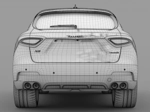 maserati levante s q4 granlusso 2017 3D Model