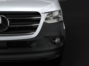 mercedes benz sprinter panel van l1h1 fwd 2019 Model 3D