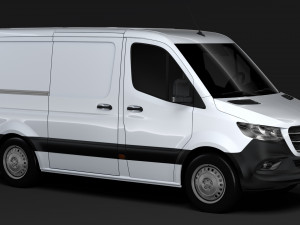 mercedes benz sprinter panel van l1h1 fwd 2019 3D Model