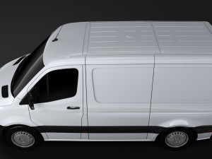 mercedes benz sprinter panel van l1h1 fwd 2019 3D Model