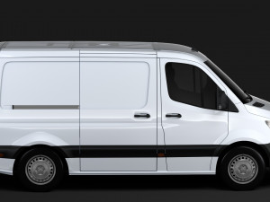 mercedes benz sprinter panel van l1h1 fwd 2019 3D Model