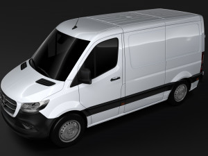 mercedes benz sprinter panel van l1h1 fwd 2019 3D Model