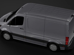 freightliner sprinter panel van l1h1 fwd 2019 3D Model