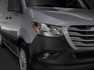freightliner sprinter panel van l1h1 fwd 2019 Modello 3D