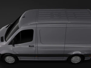 freightliner sprinter panel van l1h1 fwd 2019 3D Model