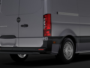 freightliner sprinter panel van l1h1 fwd 2019 Modello 3D