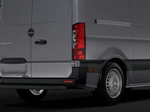 freightliner sprinter panel van l1h1 fwd 2019 3D Model