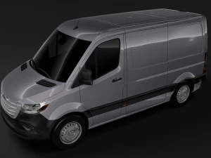 freightliner sprinter panel van l1h1 fwd 2019 3D Model