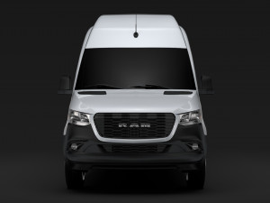 ram sprinter panel van l4h3 rwd 2019 3D मॉडल