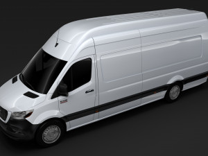 ram sprinter panel van l4h3 rwd 2019 3D मॉडल