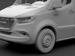 ram sprinter panel van l4h3 rwd 2019 3D मॉडल