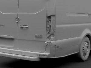 ram sprinter panel van l4h3 rwd 2019 3D मॉडल