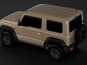 suzuki jimny 2019 3D मॉडल
