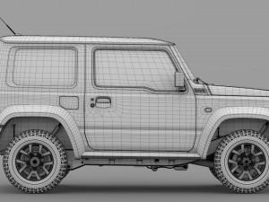 suzuki jimny 2019 3D मॉडल