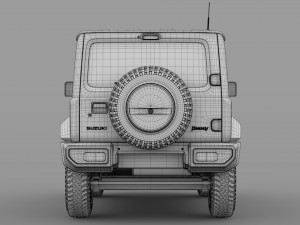 suzuki jimny 2019 3D मॉडल