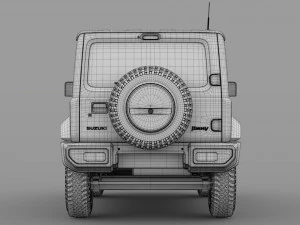 스즈키 지미 2019 3D 모델