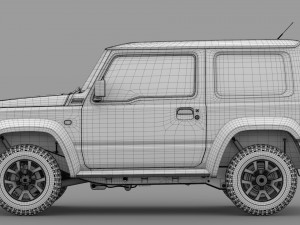 suzuki jimny 2019 3D मॉडल