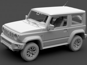 suzuki jimny allgrip 2019 3D Model