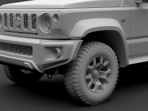 suzuki jimny allgrip 2019 3D Model