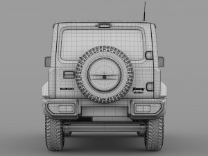suzuki jimny allgrip 2019 3D Model