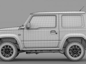 suzuki jimny allgrip 2019 3D Model