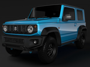 suzuki jimny sierra jc 2019 3D Model