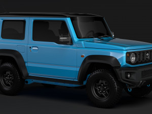 suzuki jimny sierra jc 2019 3D Model